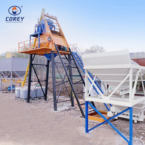 Planta Mezcladora de Concreto Estacionaria Automática COREY JS750 JS1000, Línea de Producción con Control Eléctrico PLC - Product Image 3