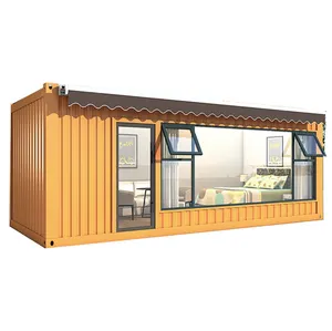 Casa prefabricada <span class=keywords><strong>de</strong></span> panel sándwich para el hogar, contenedor <span class=keywords><strong>de</strong></span> envío boxable, furgoneta, casa prefabricada para Grecia, Suecia y Arabia - Product Image 1