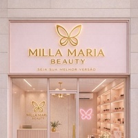Enseigne de magasin LED 3D extérieure en acrylique à éclairage frontal, lettres et chiffres personnalisés, enseigne de salon de beauté, publicité directionnelle, télécommande