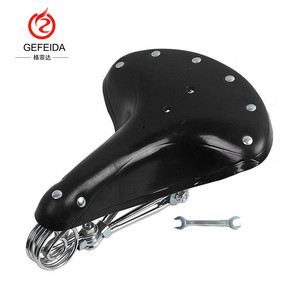 Passion ebike — <span class=keywords><strong>selle</strong></span> <span class=keywords><strong>de</strong></span> vélo <span class=keywords><strong>Vintage</strong></span>, en <span class=keywords><strong>cuir</strong></span>, confortable, <span class=keywords><strong>de</strong></span> haute qualité, Suspension <span class=keywords><strong>de</strong></span> printemps, fabricant, marron, 2020 - Product Image 4