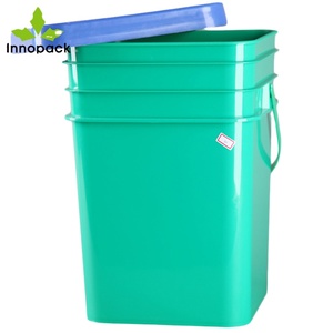 Approvisionnement d'usine de fabrication en Chine seaux carrés en plastique de 20L/5 gallons seau carré avec couvercle en vente - Product Image 6