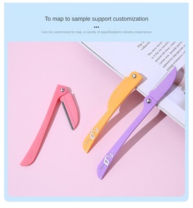 <span class=keywords><strong>Pearlmax</strong></span> khuôn mặt vẻ đẹp cạo lưỡi tóc loại bỏ máy cắt phụ nữ lông mày tông đơ dao cạo - Product Image 6