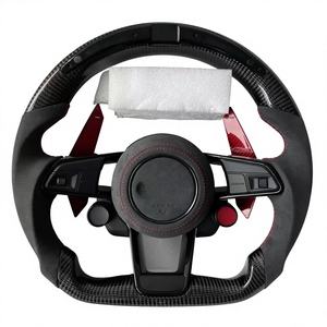 Volante Deportivo de Alta Gama en Fibra de Carbono Forjada y Cuero con Pantalla LED y Calefacción para Audi - Product Image 5