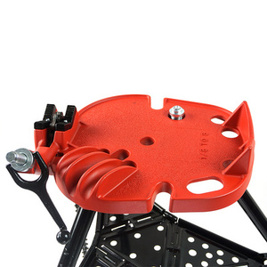 Pince de serrage industrielle portable en fonte à trois pieds pour chaîne, support de soudage pour tuyaux, composants de base pour trépied à entraînement manuel 1/8"-6" - Product Image 1