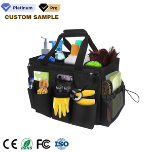 Sac de travail amovible Mydays pour l'extérieur, sac <span class=keywords><strong>à</strong></span> outils amélioré, organisateur d'outils <span class=keywords><strong>à</strong></span> ouverture supérieure pour le nettoyage domestique et le rangement de voiture - Product Image 1