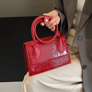 High Quality Fashionable Ladies Minimalist Stone Pattern Cover Crossbody Bags Polished <b>Soft</b> <b>Handbag</b> Pu Leather - Product Image 1