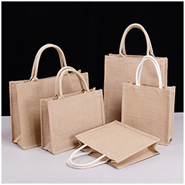 Sacs fourre-tout personnalisés en toile de jute décontractés, sacs cadeaux réutilisables en toile avec poignées à motif de dessin animé pour demoiselles d'honneur, mariage, bricolage, shopping - Product Image 3