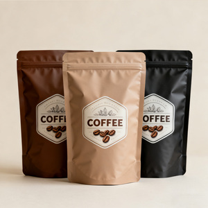 Fabricant de sachets thermoscellables, sachet de thé imperméable, valve de dégazage personnalisée, 250g 1kg, emballage de sachet de café, emballage alimentaire en aluminium et PE - Product Image 1