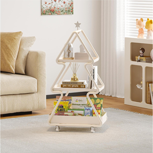 <strong>Christmas</strong> <strong>Tree</strong> Small Coffee <strong>Table</strong> Living Room End <strong>Table</strong> Portable Trolley - Product Image 3