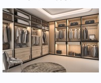 Organiseur de placard mural personnalisé avec porte-chaussures, dressing avec coiffeuse
