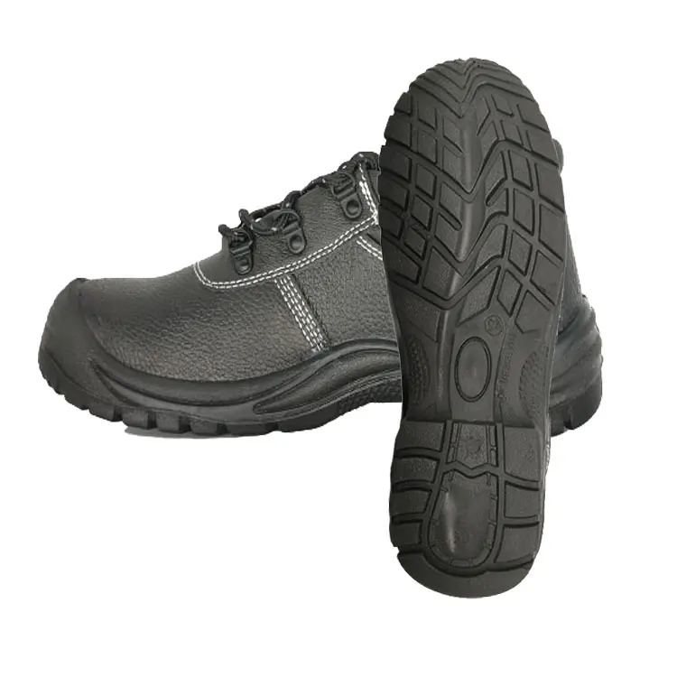 Sapatos de segurança antiderrapantes do trabalho, sapatos de couro da china ce EU-TYPE de segurança para trabalho