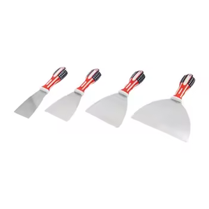 Dài xử lý Putty dao PP nhựa xử lý Carbon thép đa chức năng cứng màu đỏ nhựa Carbon thép Putty dao - Product Image 1