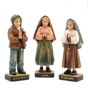 Little Shepherd Boy Carving Camino Furniture Painted Ornaments Hand-Carved Crafts