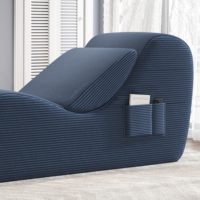 Multifunktion ale Übung Ergonomisch S Gebogener Yoga Ergonomischer Chaise Lounge Stuhl Seiten tasche Lenden kissen Yoga Lounge Chair