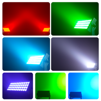 Projecteur LED étanche Redsun pour extérieur, 44x10W RGBW 4-en-1, IP65, avec contrôle DMX pour concerts, événements et fêtes