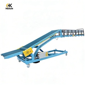 HEKON Uzatılabilir Bantlı Konveyör Yükleyici Kamyon Boşaltma Lojistik Malzeme Taşıma Üretim Hattı Araç Yükleme Konveyörü - Product Image 4