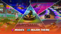 Parc d'attractions Manèges Karting Mr Ar Projecteur Electrico Gokart Simulateur de jeux d'amusement avec boîte de jeu immersive