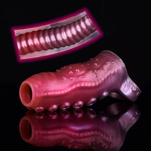 NNSX <span class=keywords><strong>Penis</strong></span>-Sleeve in Tier-Optik in 3 Größen mit konvexen Texturen zur Vergrößerung, Sexspielzeug für Erwachsene für Männer - Product Image 5