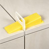 Clips de nivellement jetables Taurus en PP pour carreaux 1.0-3.0mm, entretoises pour l'installation de carreaux en céramique, porcelaine et marbre sur sols et murs