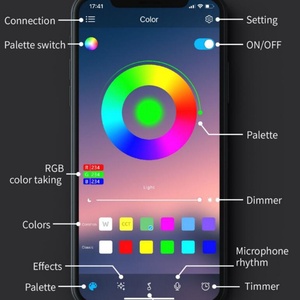 Lámpara de Proyección de Atardecer con Control por APP, Luz de Atardecer que Cambia de Color, Lámpara de Atardecer de Gran Venta para Hostelería y Espectáculos en Vivo - Product Image 2
