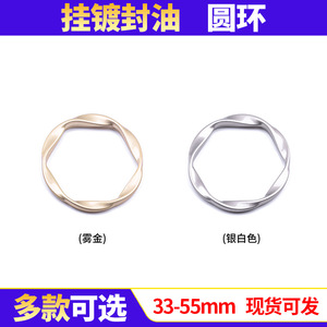 Metal Threaded Ring Buckles For Garment Alloy Round Adjustment Buckle Durable Zhejiang China Factory Direct Sales - Product Image 5