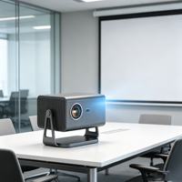 Projecteur haute résolution 1080P LCD, 500 lumens ANSI, mise au point automatique, machine optique fermée, projecteur portable, anti-poussière
