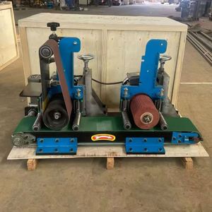 100mm Deburring Flat Aluminium Section End Steel Industrial Sheet Automatic Surface Metal Polishing Machine for Metal - Product Image 1