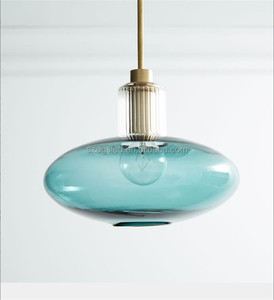<span class=keywords><strong>Globe</strong></span> en <span class=keywords><strong>Verre</strong></span> D'art Soufflé À la Main Pendentif Lumière Plafonnier - Product Image 1
