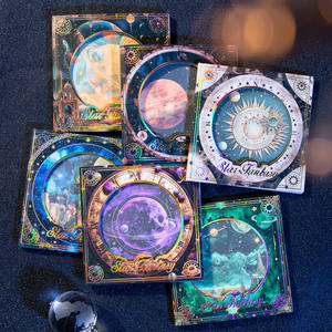 30 pcs/pack Matériel Papier Étoile Fantasy Série Phase de Lune Thème Manuel DIY Décoration Soulignement - Product Image 2