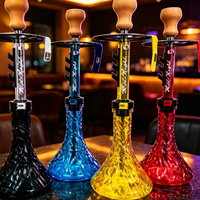 Chicha de luxe de style européen, Narguilé Qalyan El Bomber Cachimba NURBURGRING, ensemble complet 62cm, en acier inoxydable 304 russe
