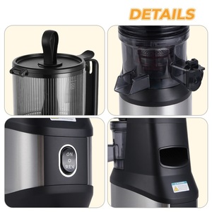 Extracteur de jus Winningstar 250W en acier inoxydable, à mastication, avec séparation de la pulpe, pour usage domestique - Product Image 3
