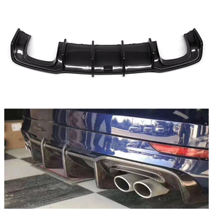 อะไหล่รถยนต์คาร์บอนไฟเบอร์แท้ รุ่น KB สไตล์ดิฟฟิวเซอร์หลัง ไม่มีไฟ LED สำหรับ <span class=keywords><strong>Audi</strong></span> <span class=keywords><strong>A3</strong></span> S3 <span class=keywords><strong>Sline</strong></span> ปี 2017 <span class=keywords><strong>2018</strong></span> 2019 - Product Image 1