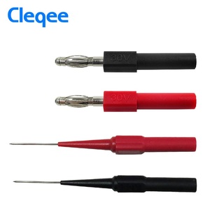 Cleqee-2 P1600D Multimeter Probe Ô Tô Probe Set IC Kiểm Tra Móc Clip Alligator Clip 4 Mét Chuối Cắm Dây Thử Nghiệm Dẫn Kit - Product Image 3