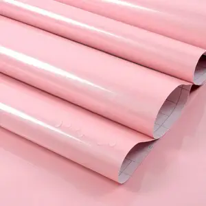 Wholesale High Quality Pink Waterproof Glitter Peel And Stick Self Adhesive Backsplash Vinyl Wallpaper For Kitchen Home Decor