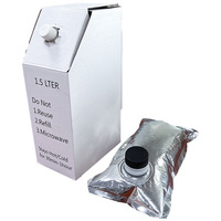 Sacs BIB en aluminium et plastique imprimés avec logo personnalisé, jetables, de 1L à 10L, pour vin, café, eau minérale, boîte aseptique à emporter