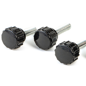 Carbon Steel Round Head Knurled Screw M4 M5 M6 M8 Zinc Plated Grade 4.8 Standard IFI 156-6-2002 - Product Image 1