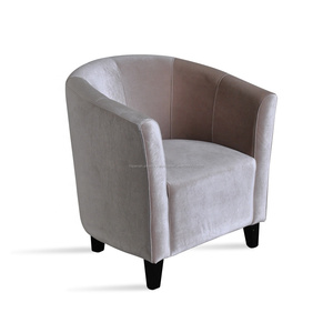 (SP-<span class=keywords><strong>HC570</strong></span>) Venta caliente de goma de piernas de madera tapizados de comedor de cuero sillón para restaurante - Product Image 5
