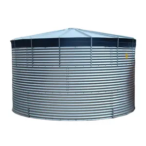 Tangki air 50m3 -1000 m3 yang bisa dimasukkan tangki air galvanis 100-10000 liter harga pabrik