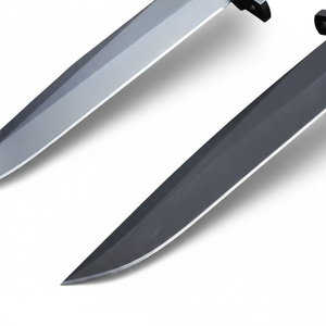 Coltello Tattico Personalizzabile ER <span class=keywords><strong>AMF</strong></span>, Lama Fissa in Acciaio Inossidabile di Alta Qualità, Fodero Industriale in Legno, DIY OEM per Coltelli - Product Image 5