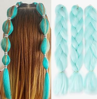 24 pouces 33g Cheveux synthétiques ombrés Tressage Jumbo Cheveux Tresse Bon marché Jumbo-hair-tresse 33g Extensions de cheveux élevés acceptables