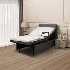 <span class=keywords><strong>Cama</strong></span> Médica Ergonómica para el Cuidado en el Hogar, para Personas Mayores, con Colchón de Espuma Viscoelástica de Rebote Lento - Product Image 2