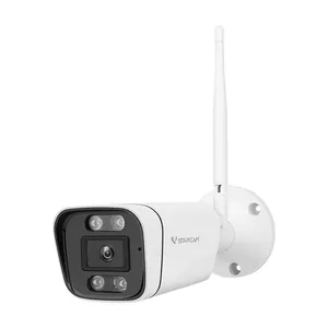 Hareket izleme su geçirmez HD 4MP akıllı CCTV güvenlik gözetim sistemi kablosuz WiFi IP IP66 Bullet ev güvenlik sistemi