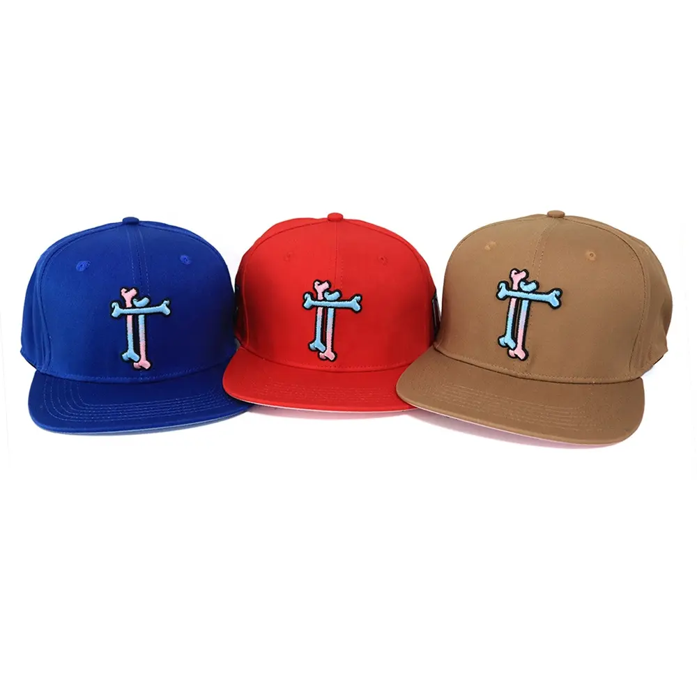 fashion hip hop flat brim cap top level customize brand snapback hat wholesale plain hats of fitted cap 6 panel
