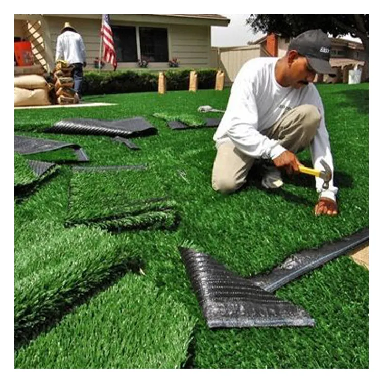 Graceline plastic turf artificial grass bunches wall design