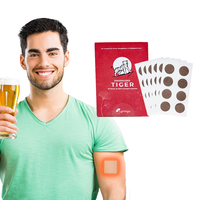 Patch Anti-Gueule de bois aux Herbes et Vitamines Entièrement Naturelles, pour une Récupération Rapide, Soulagement Post-Soirée, Kit d'Urgence et Cure pour la Consommation d'Alcool