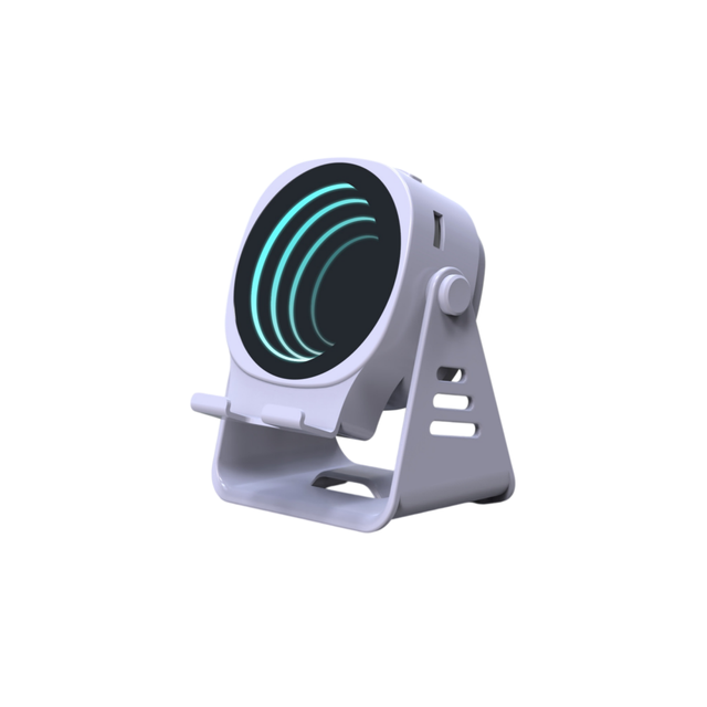 Fast Response Phone Stand Speaker 3 in 1 Wireless BT 5.3 Music Player with Night Light Adjustable Angle for Desk Use
