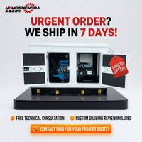 Groupe électrogène diesel industriel silencieux 20kw 30kw 40kw 50kva 100kva 200kva 300kva 400kva 500kva Weichai Cummins