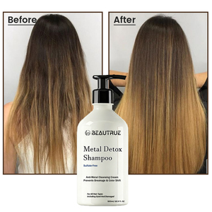 Shampoo <span class=keywords><strong>détoxifiant</strong></span> en métal en gros, traitement clarifiant de l'eau dure, nettoyage en profondeur, sans danger pour les couleurs, formule professionnelle de salon - Product Image 3