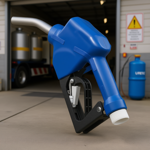 Boquilla para Fluido de Escape Diésel de 3/4 Pulgadas de Diámetro Exterior, de Plástico, con Bloqueo de Gatillo de 3 Velocidades para Fluidos Industriales de Urea, Color Azul - Product Image 2