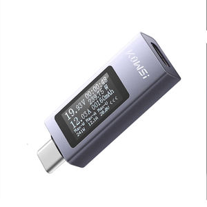 Telefon şarj cihazı DC 4-30V 0-12A için KWS-2301C çok fonksiyonlu dijital ekran DC gerilim ampermetre güç ölçer tip-c - Product Image 1